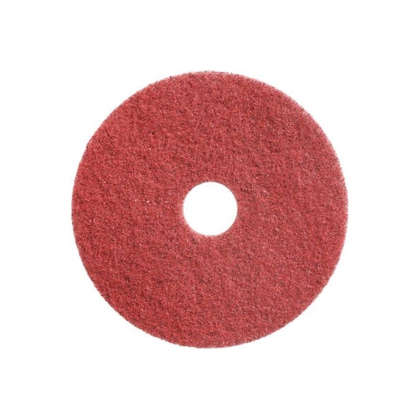 Americo Diamond Polishing 17in Scrubbing Pad, 400 Grit Red, 2 Per Case 435217 - main